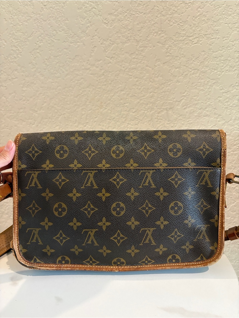Louis Vuitton Gibeciere MM Brown Monogram Crossbody Bag - Picture 2 of 15